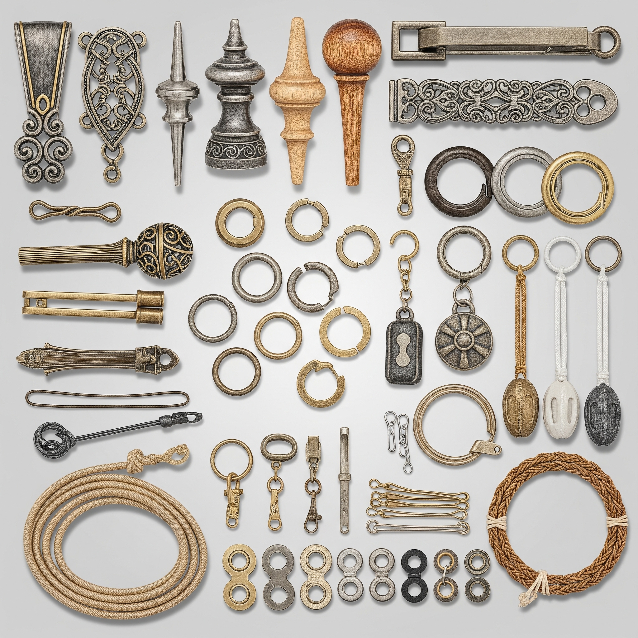 Suministro de accesorios para cortinas y estores