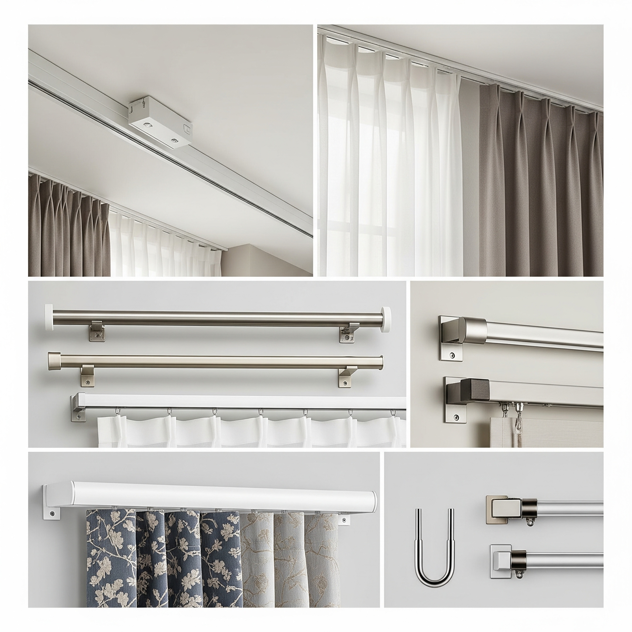 Suministro rieles para todo tipo de cortinas textiles